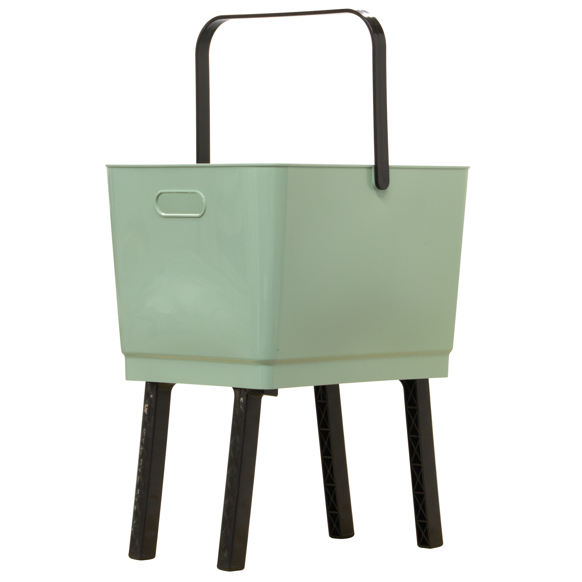 足つきバスケット グリーン | 商品情報 | KOKUBO 小久保工業所（家庭