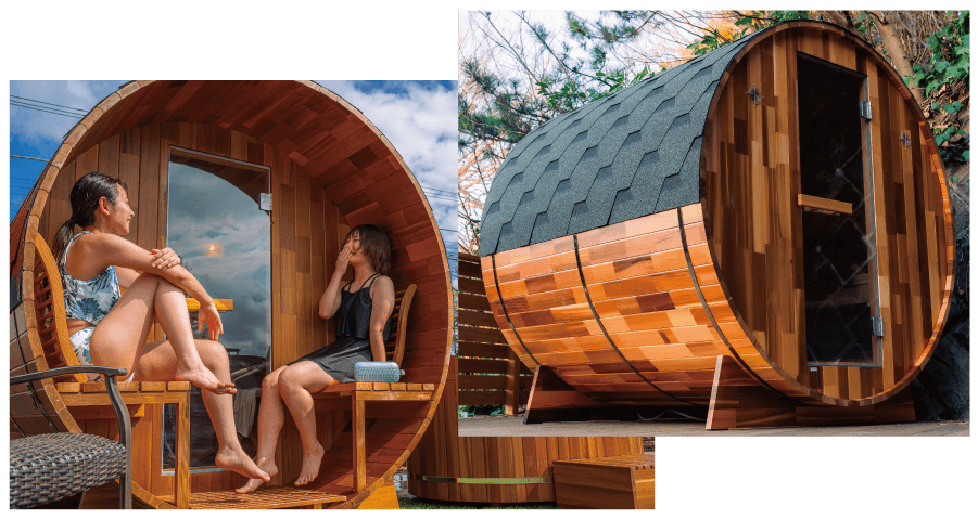 kokolo sauna｜屋内サウナと家庭用水風呂 - 屋内サウナと水風呂の