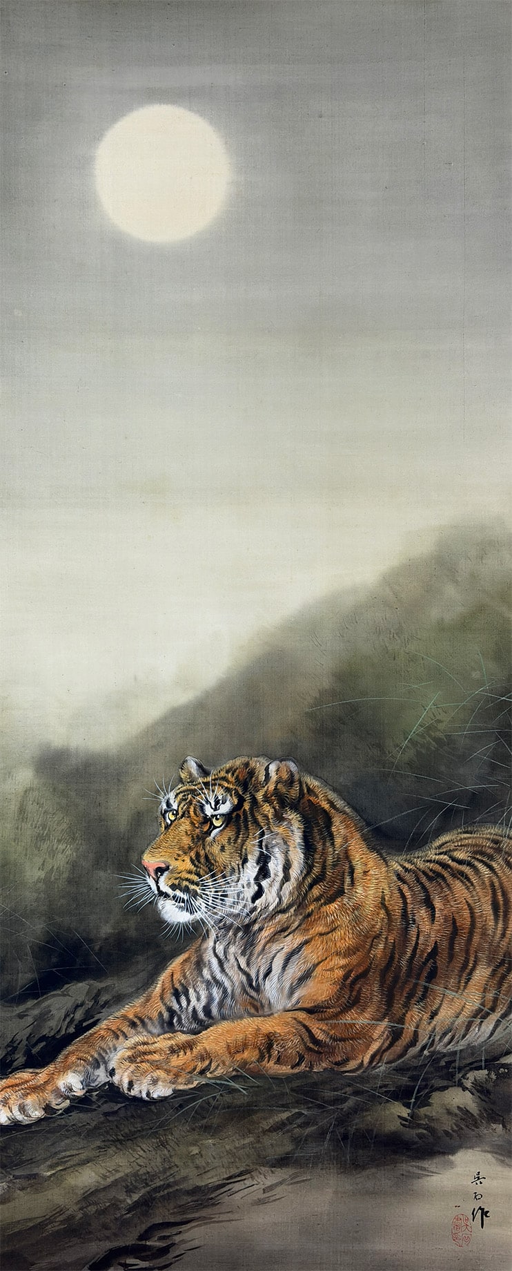 猛虎｜新・古美術 高美堂（こうびどう）｜掛軸販売・通販・買取｜骨董