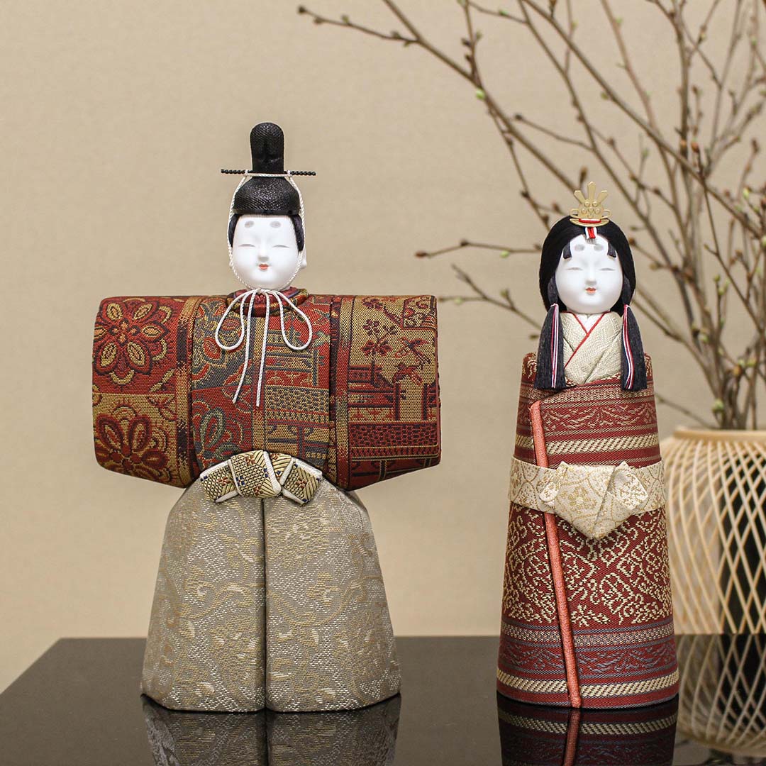 享保雛 江戸時代□立雛 4体 （民藝 郷土 人形 アンティーク 玩具