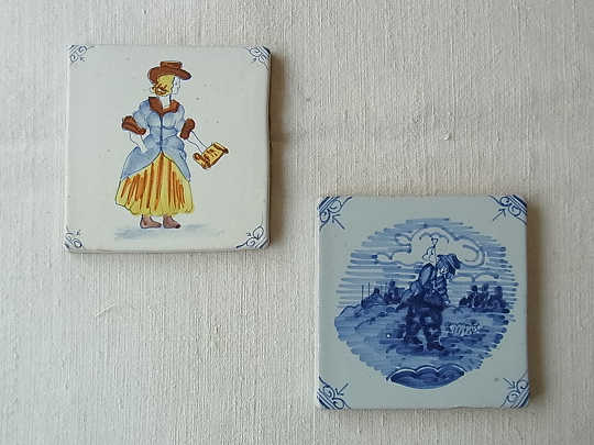 オランダ デルフトタイル アンティークタイル｜18‐19世紀オランダ