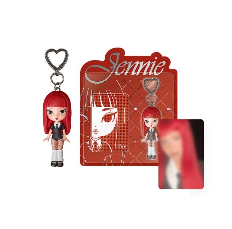 BLACKPINK JENNIE - RUBY Official Figure Keychain Official MD – K-STAR