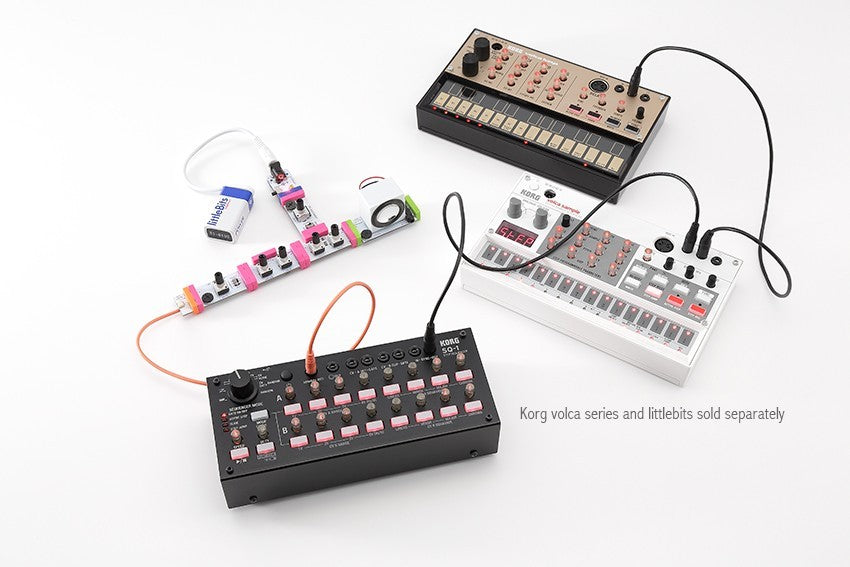 KORG Volca keys + SQ-1 自作ラック付き KORG Volca keys + SQ-1 自作