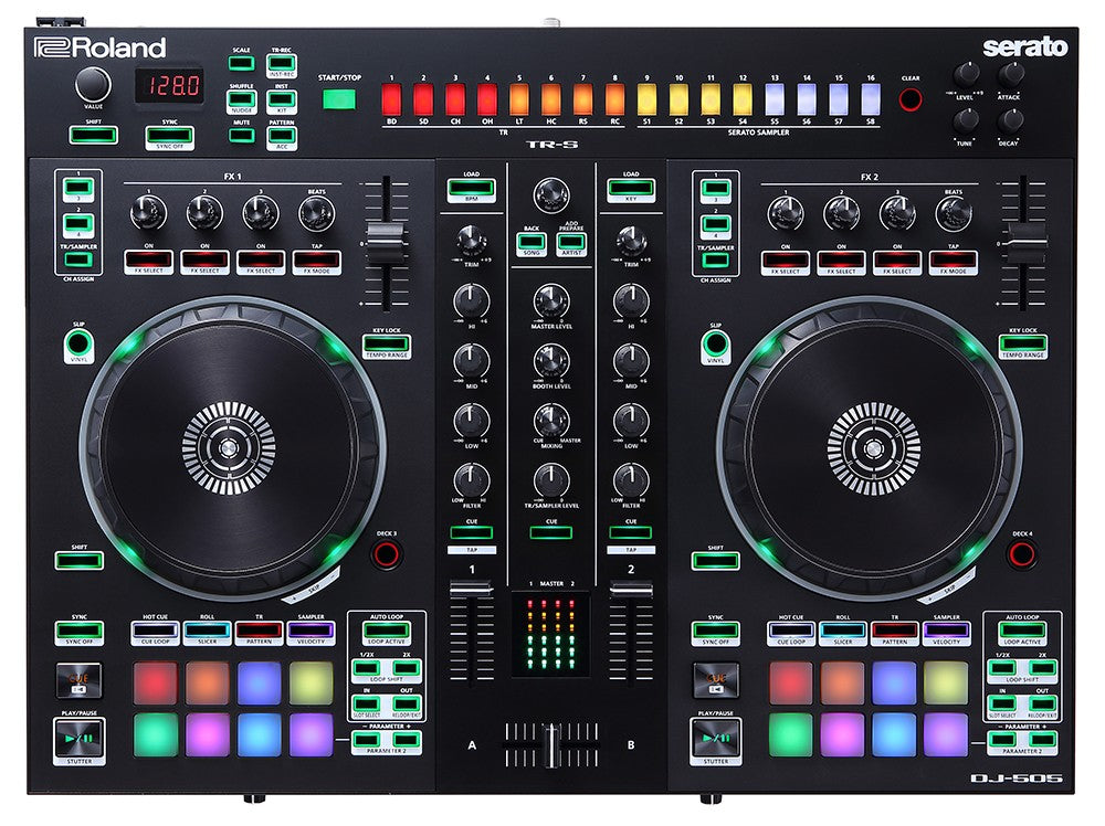 Roland DJ-505 DJ Controller with Serato DJ Pro CABLE KIT – Kraft Music
