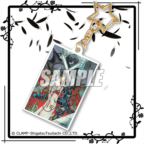CLAMP X アクリルBC アクキー 神威 封真 昴流 星史郎 小鳥 5種 CLAMP X
