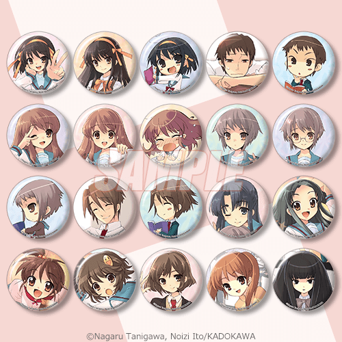 涼宮ハルヒの劇場 朝比奈みくる ゲーマーズ限定 特典 缶バッジ 50個