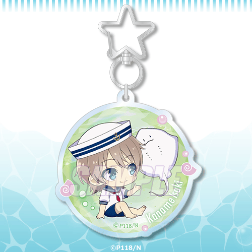 凪のあすから くじ引き堂 くじ D賞 缶バッジ 向井戸まなか 比良平ち