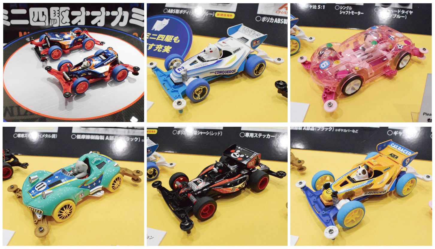 タミヤの新作ミニ四駆が斬新！ オオカミとドラゴンがドライバーになっ