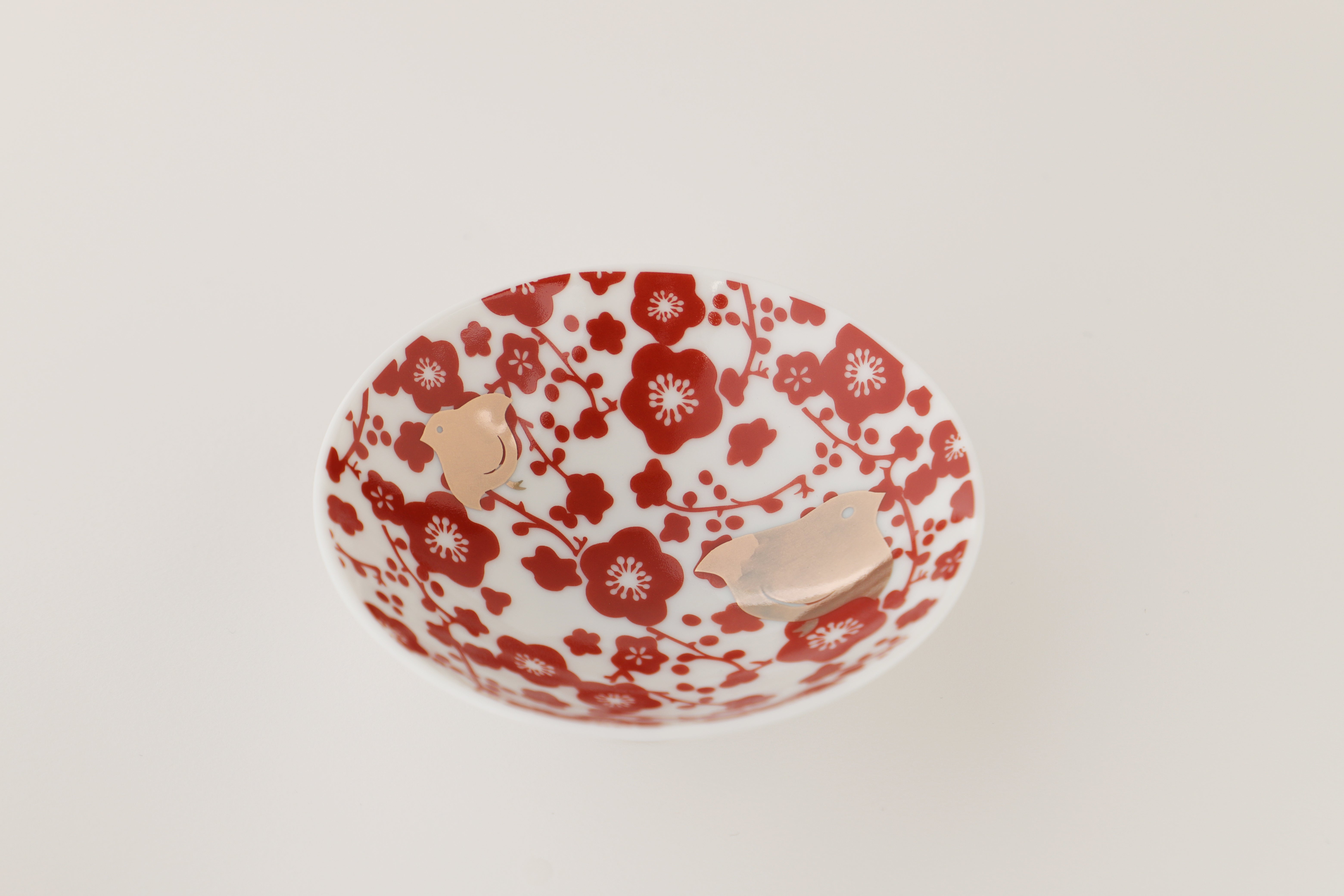 朱金平盃 / 梅と千鳥 | の酒器・グラス | クラフト酒・日本酒の通販