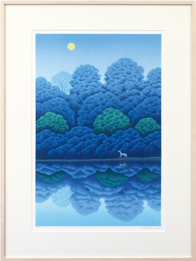 貴重品」沢野ひとし ほっこりした海辺の風景水彩画（原画） 【公式通販】