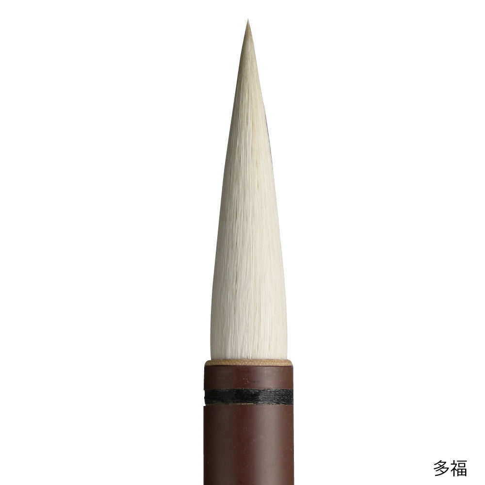 使用中の羊毛筆4本 使用中の羊毛筆4本 使用中