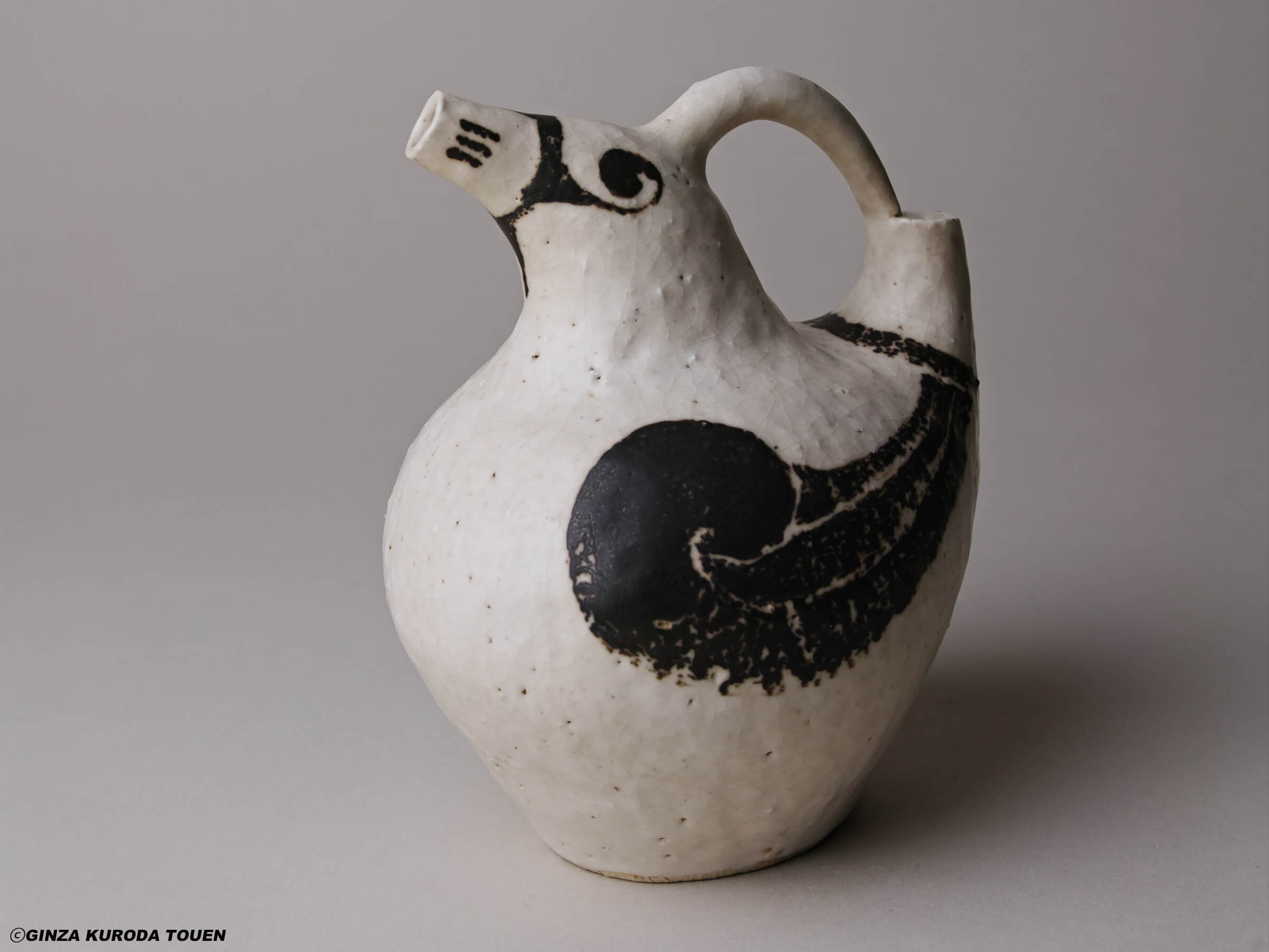 河井寛次郎 鳥注 | 銀座 黒田陶苑