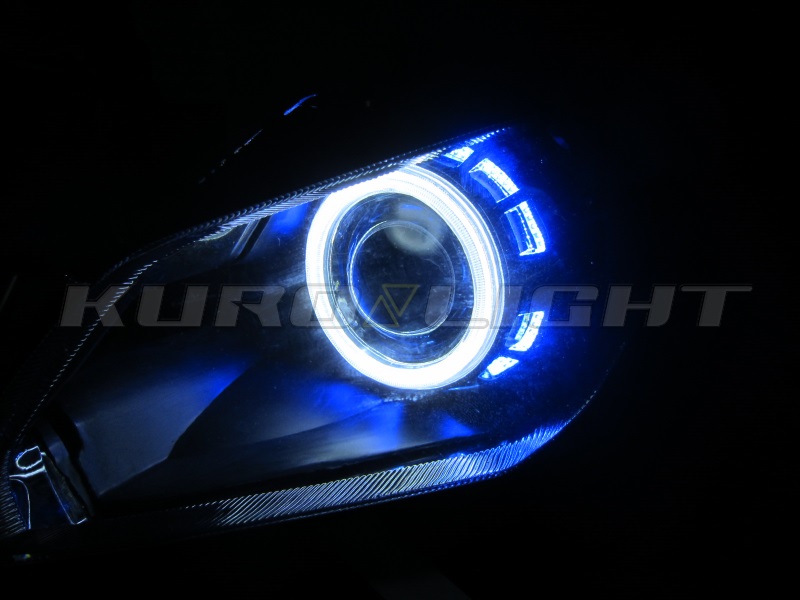 予約注文制 ニンジャ250(2013~) カスタムLEDリングHIDプロジェクター