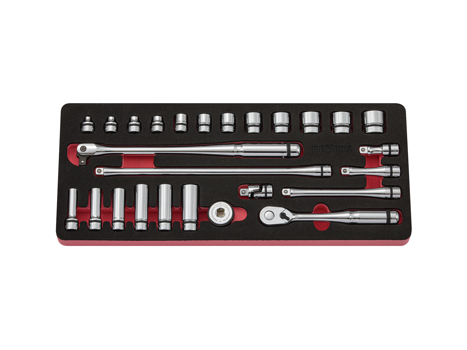 9.5sq.ソケットレンチセット[26点] | KTCツールオフィシャルサイト