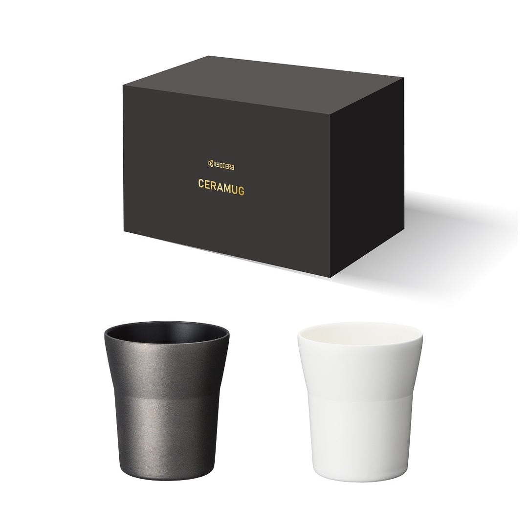 ギフトセット】 京セラ CERAMUG タンブラー 300ml ブラック/ホワイト