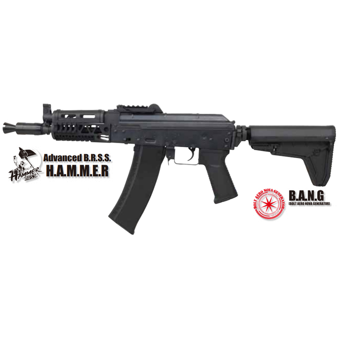 スーさん】AKS74Nリコイルショック 次世代電動ガン マガジン6個付 東京