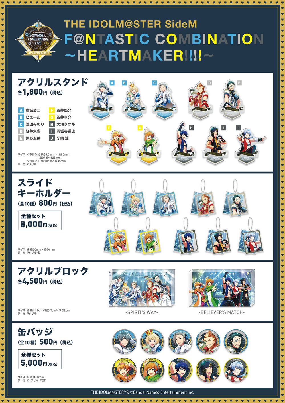 SideM グッズまとめ