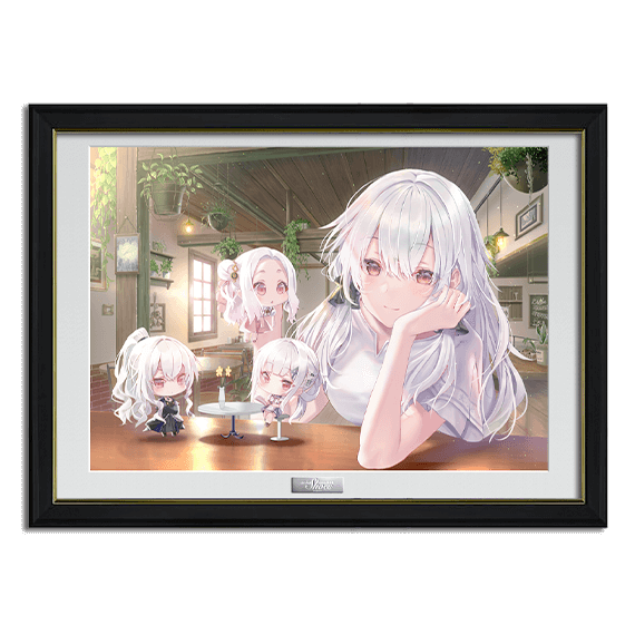 白昼夢の青写真in her Shoes霜降・ぺれっと直筆サイン入り複製原画