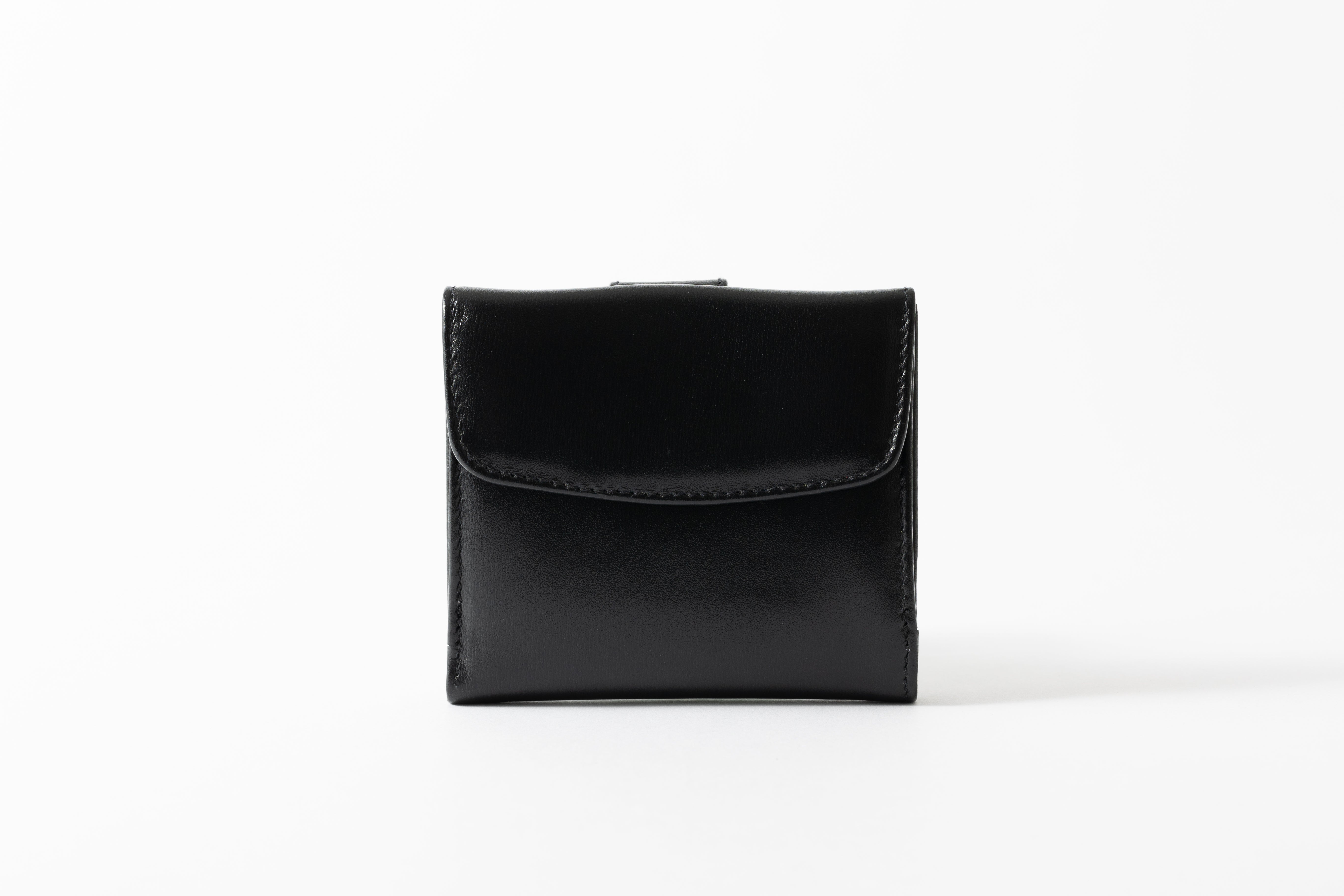 財布 11cm EbonyBlack | Silver Rope Logo Purse ブラックシルバーロゴ