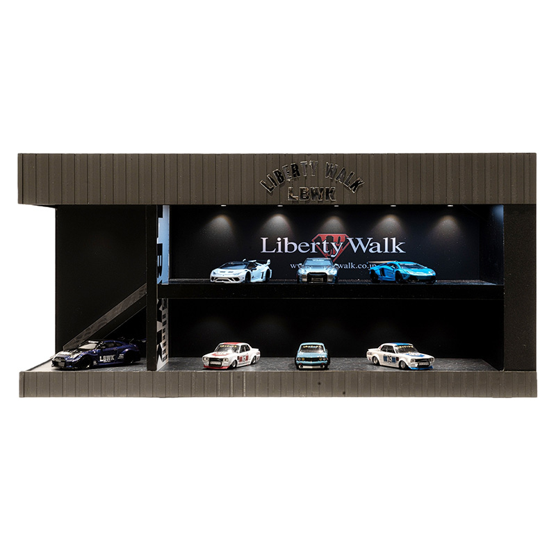 80台限定品！ イグニッションモデル 1/64 LBショールーム ジオラマ