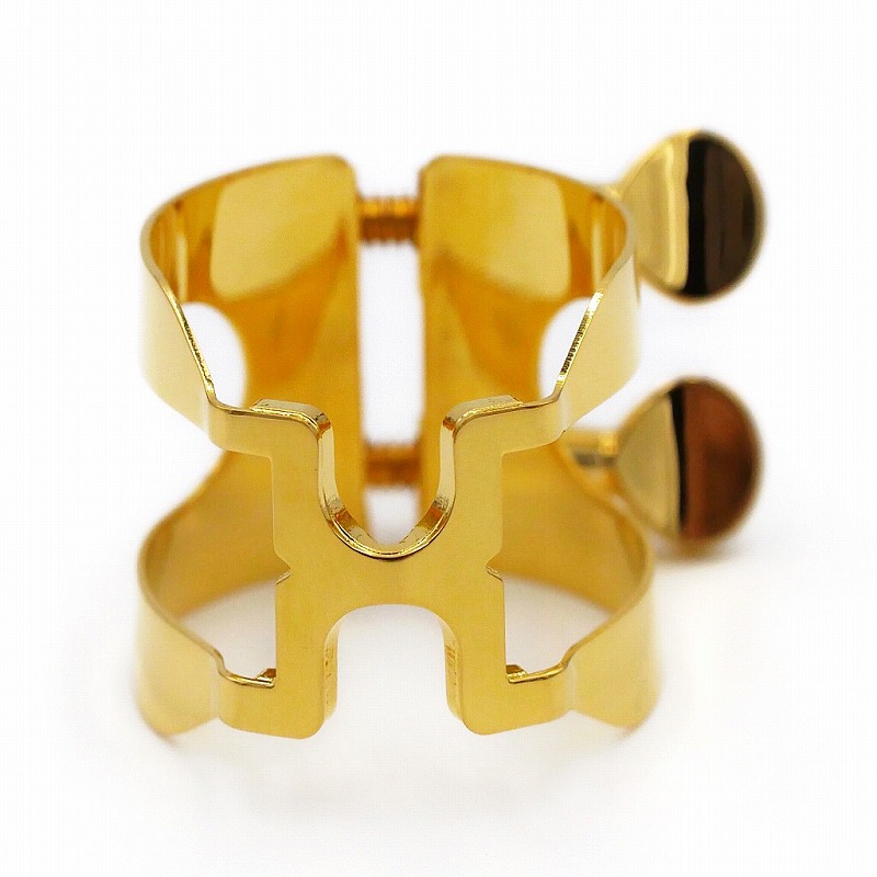 ハリソン / テナーサックス用リガチャー（ラバー用） / 金メッキ（GP