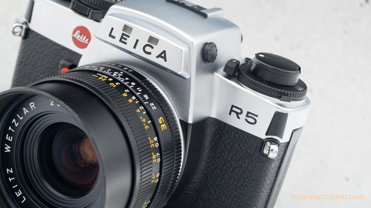 フィルム一眼レフ】LEICA R5 外観レビュー | 収差Love