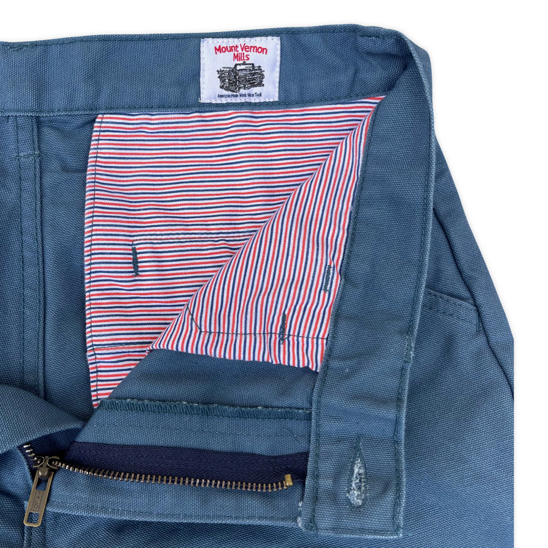 Steel Blue Work Uniform Mt. Vernon Mills Duck Chino – Left Field NYC