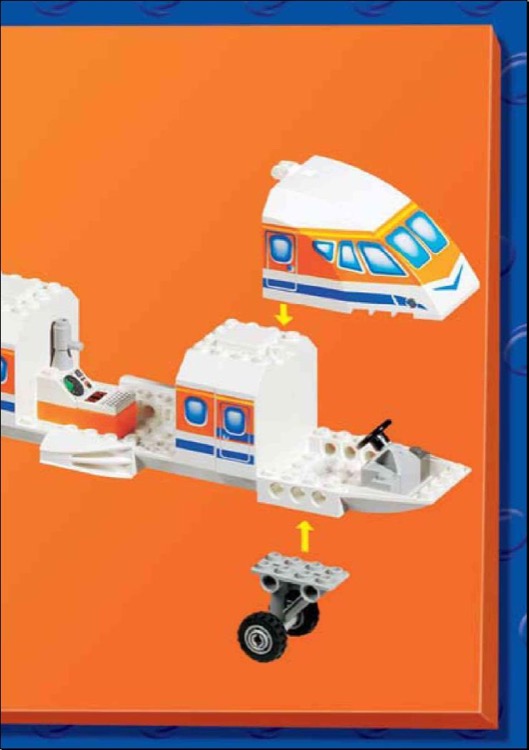 LEGO Instructions for set 4619 AIR Patrol Jet, Jack Stone - {None}