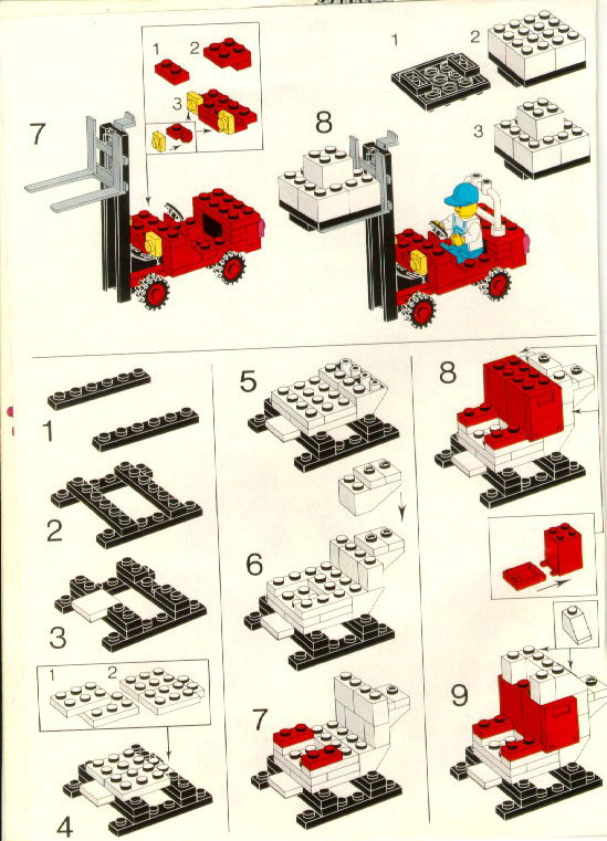 LEGO Instructions for set 6391 Cargo Centre, Town - Shops and Services