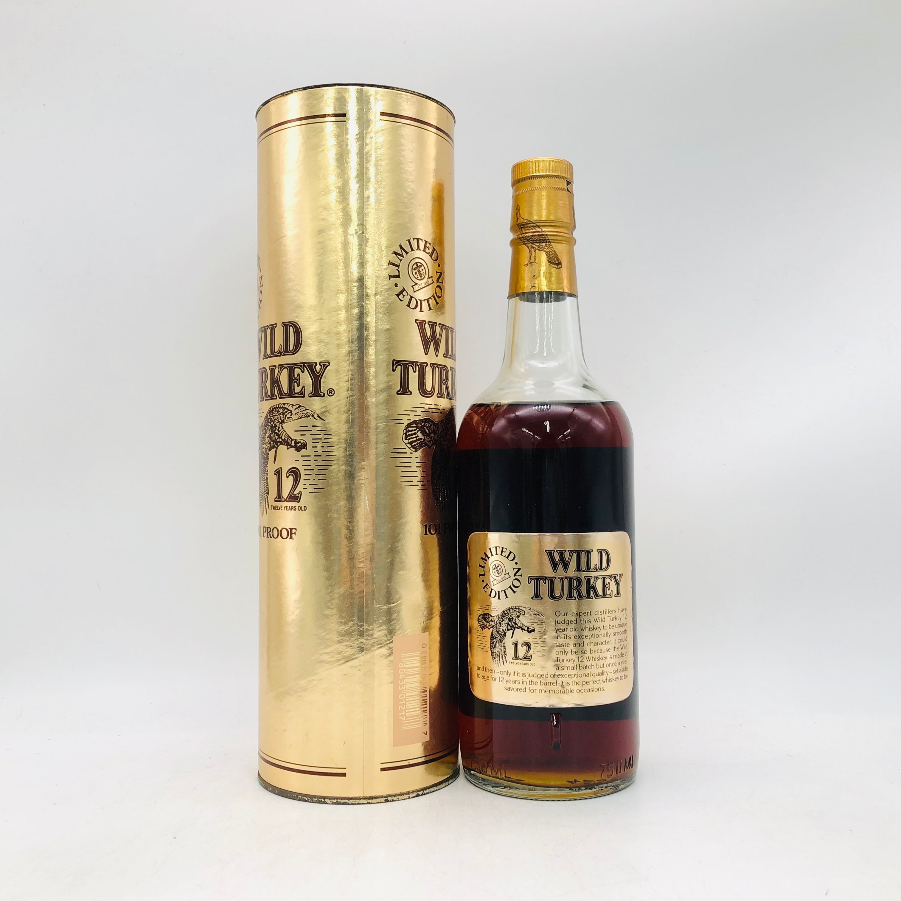 Wild Turkey ワイルドターキー 12年 ゴールド 750ml 50.5% 箱あり – お