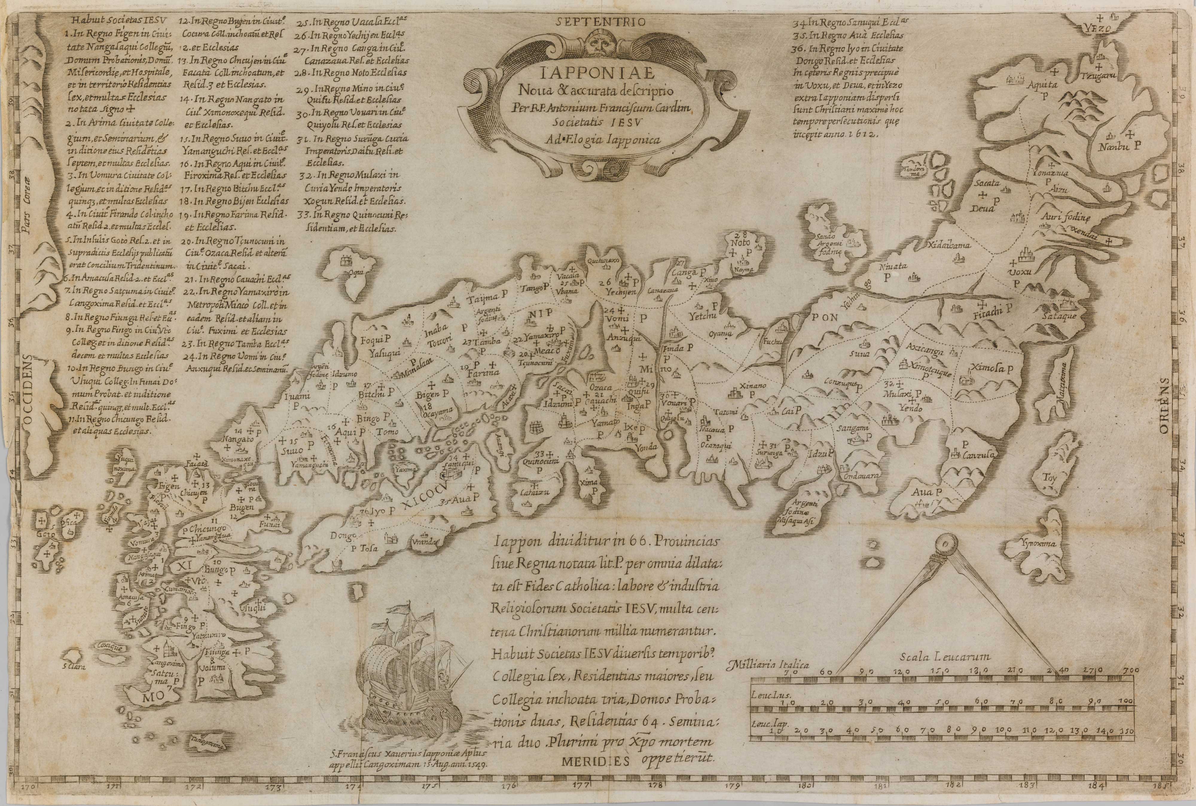 額装品 西洋古地図 景観図 17世紀 オランダ ゼーランド州トーレン お