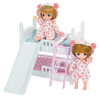 LF-10 ミキちゃんマキちゃん2だんベッド｜商品情報｜リカちゃん