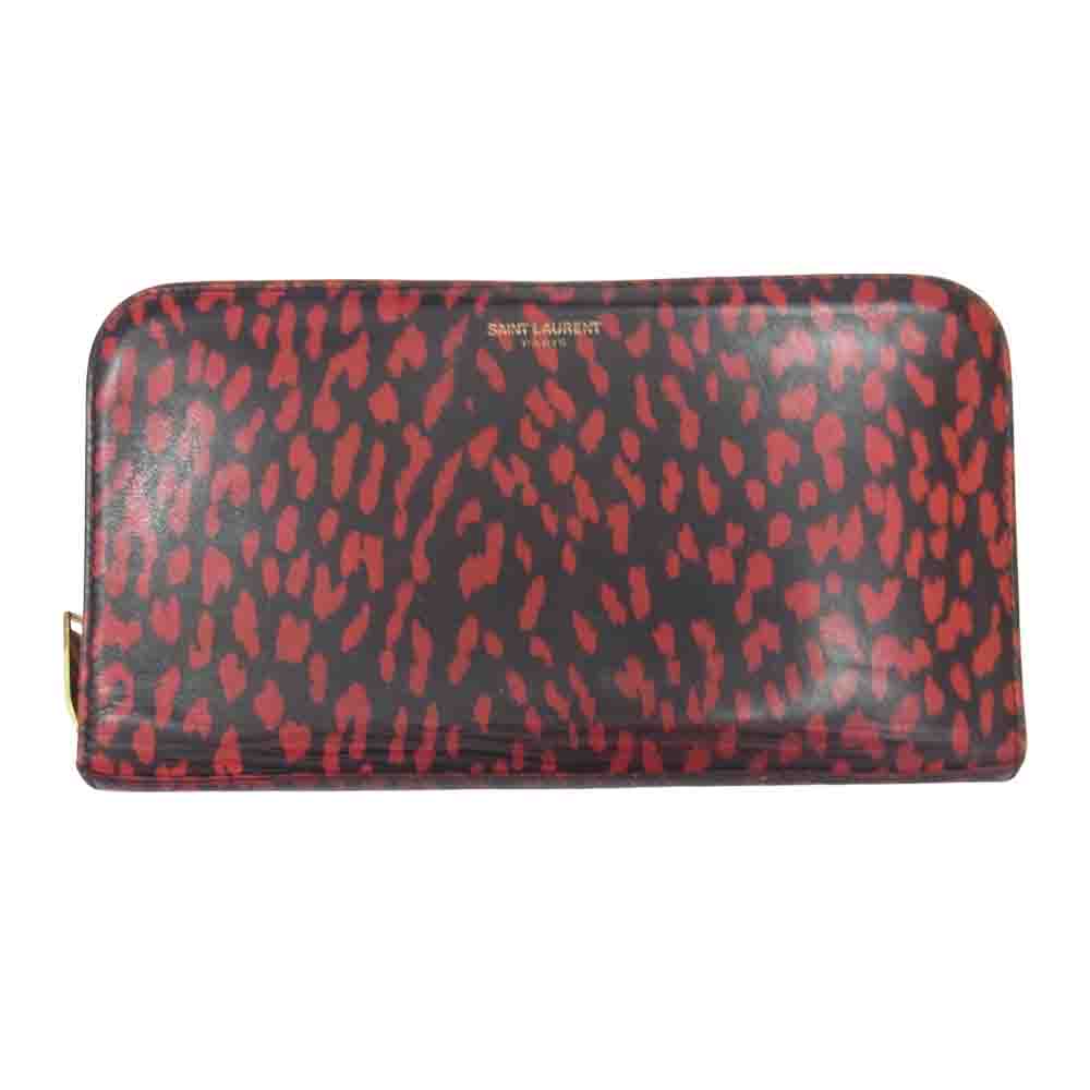 SAINT LAURENT サンローラン 長財布 豹柄 ✨希少✨サンローラン 長財布