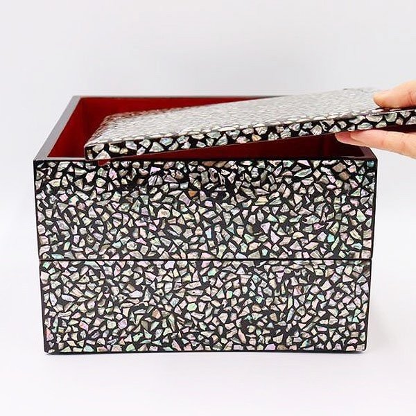 美術◇伝統工芸◇金箔・螺鈿(らでん)細工 絵画 螺鈿 金箔の輝き☆高級