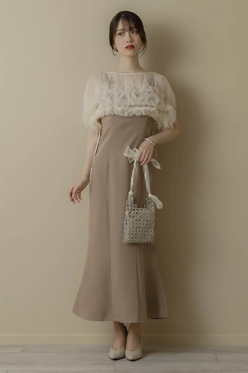 andresd チュールフリルブラウス 【公式通販】 大人気⭐︎ANDRESD