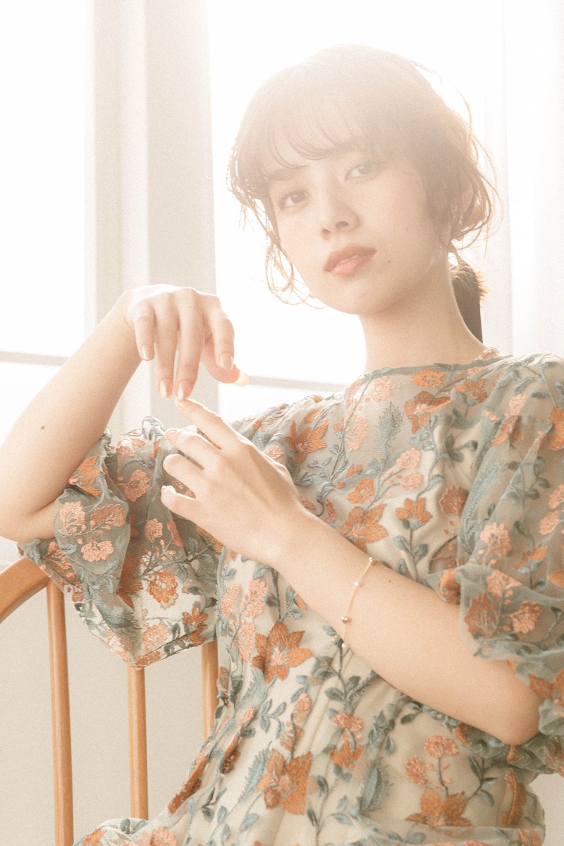 オレンジのブルーミーフラワードレス | Dorry doll | M | 結婚式