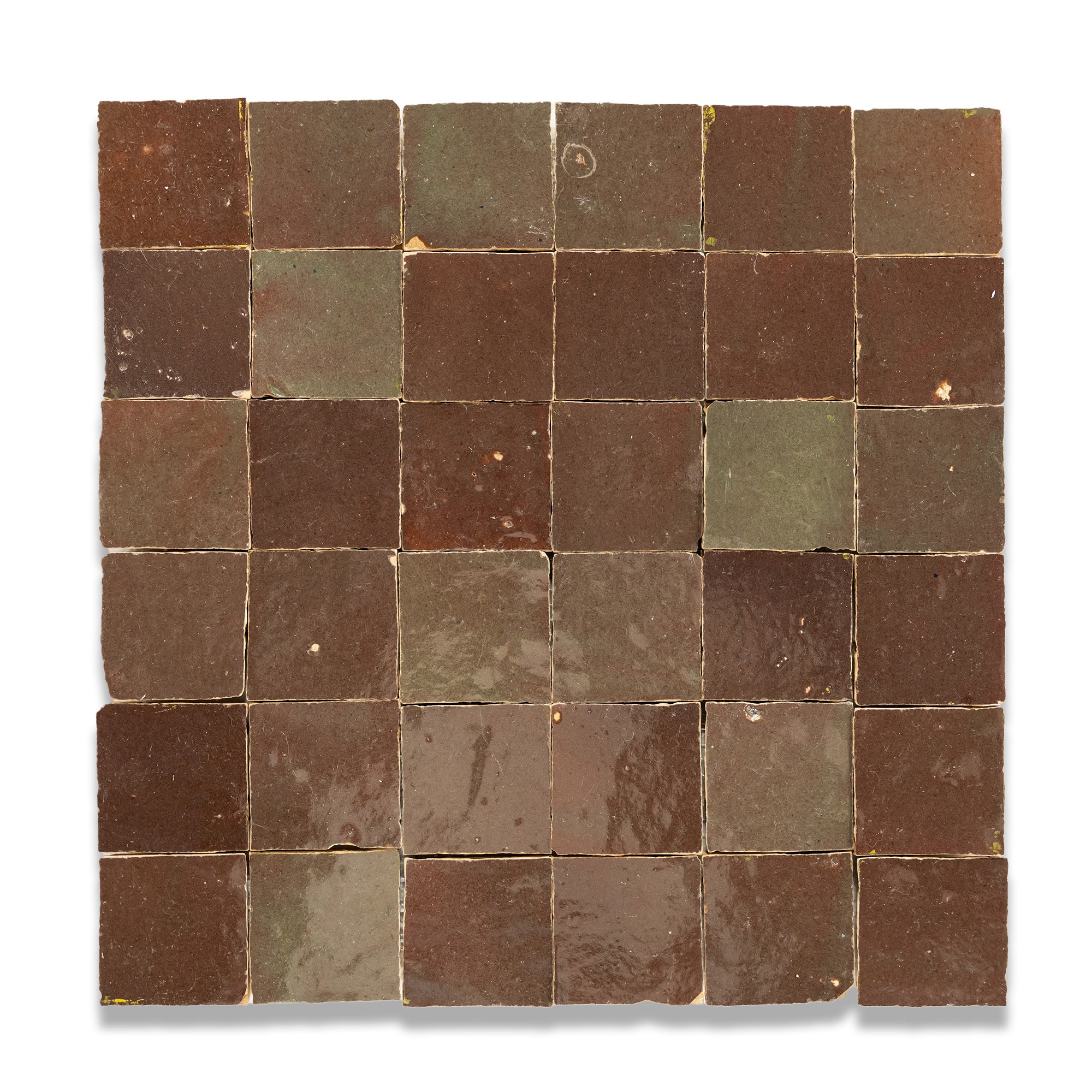Aubergine Zellige Tile - 2x2 Mosaic – LiLi Tile