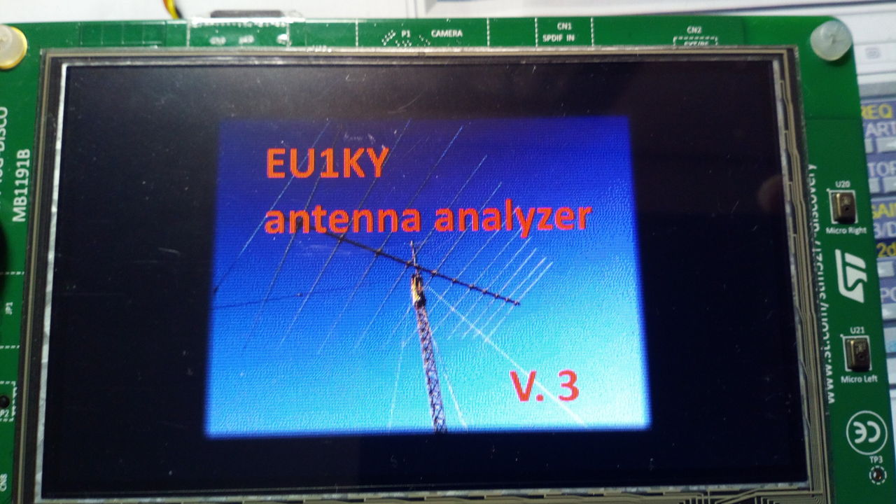 アンテナアナライザー EU1KY v3