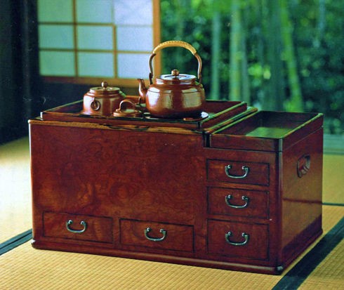 無垢材｜関西火鉢｜長火鉢｜五徳付