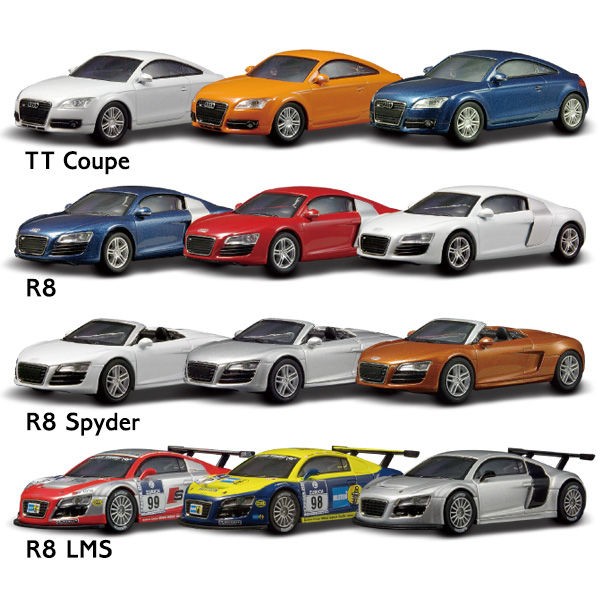新製品情報】9/20予約開始 KYOSHO アウディ・ミニカーコレクション2
