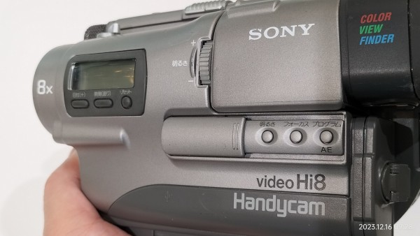SONY video Hi8 ビデオカメラ CCD-TR1 1992/平成4/SONY/CCD-TR1/Hi8
