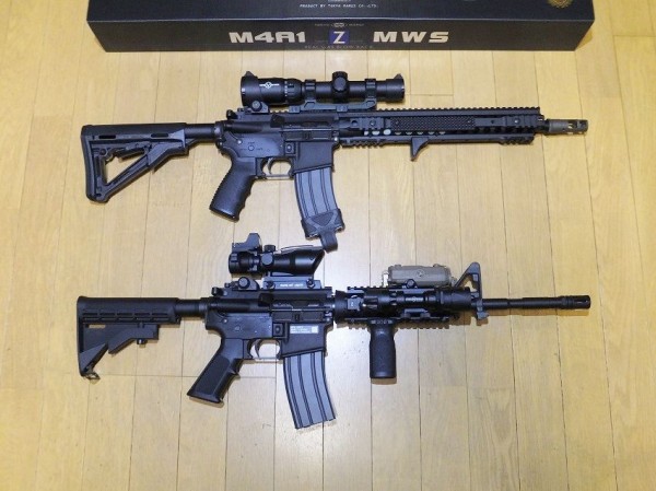 東京マルイM4A1ガスブローバック 外装SAIカスタム 東京マルイM4A1ガス