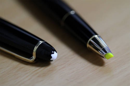 モンブラン ドキュメントマーカー 166（蛍光ペン）* : コロケロの雑記帳