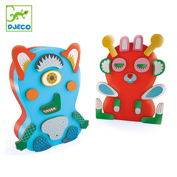 パズル モンストロ 82ピース マグネット 幼児 知育玩具 おもちゃ