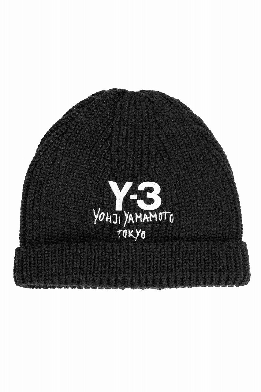y YO（イーヨ） DAIANA hat ブラック カシミア ニット帽 y YO：Diana