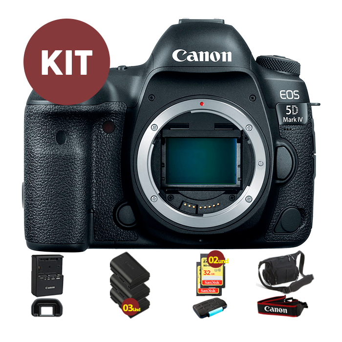 Câmera Canon EOS 5D Mark IV (Kit) locnow audiovisual