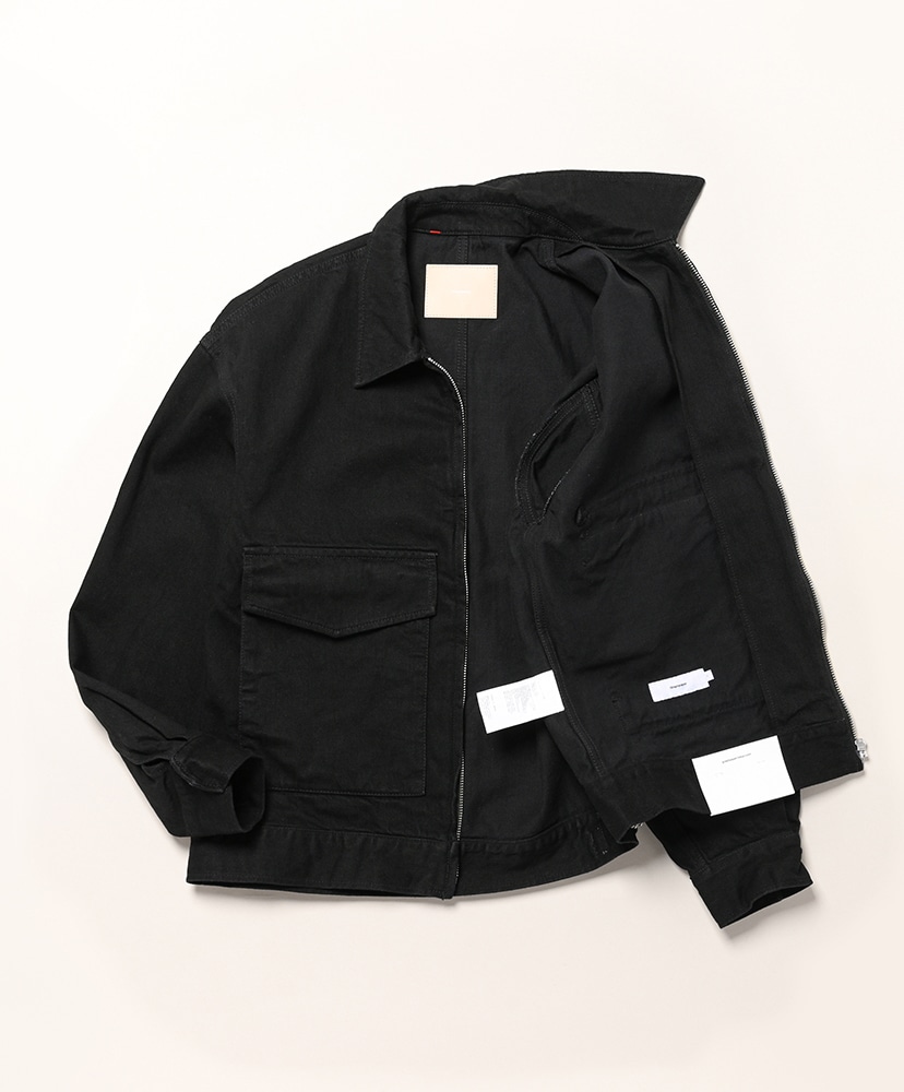 Selvage Denim Zip Jacket(0(WOMEN) Black Washed/ブラックウォッシュ