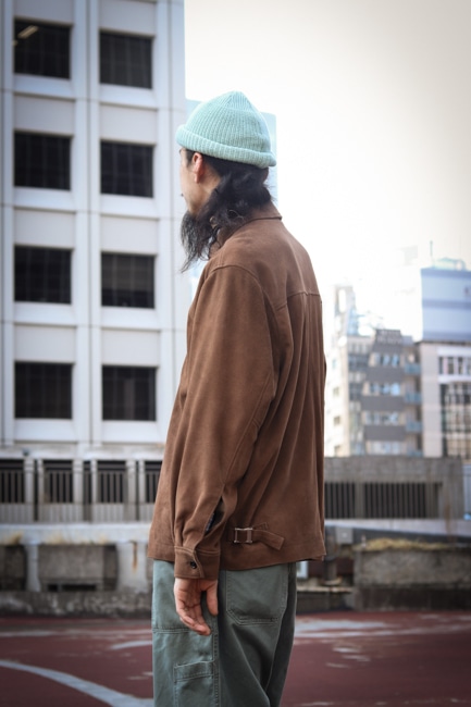 ジャケット・アウター Graphpaper Goat Suede Blouson Graphpaper