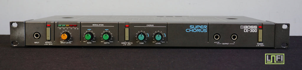 BOSS CE-300 Super Chorus Vintage 80s 1U Rack Effects FX - 100V