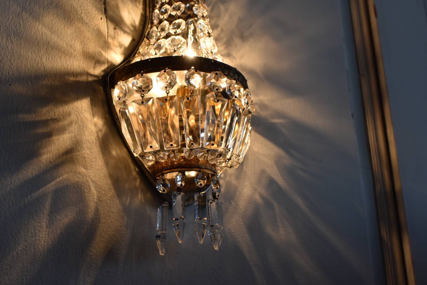 1灯ウォールランプ.30A フランスアンティークインテリア 照明 ブラケット